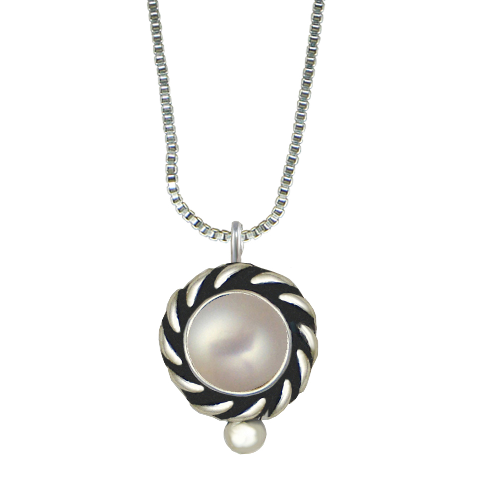 Sterling Silver Cultured Freshwater Pearl Pendant Necklace